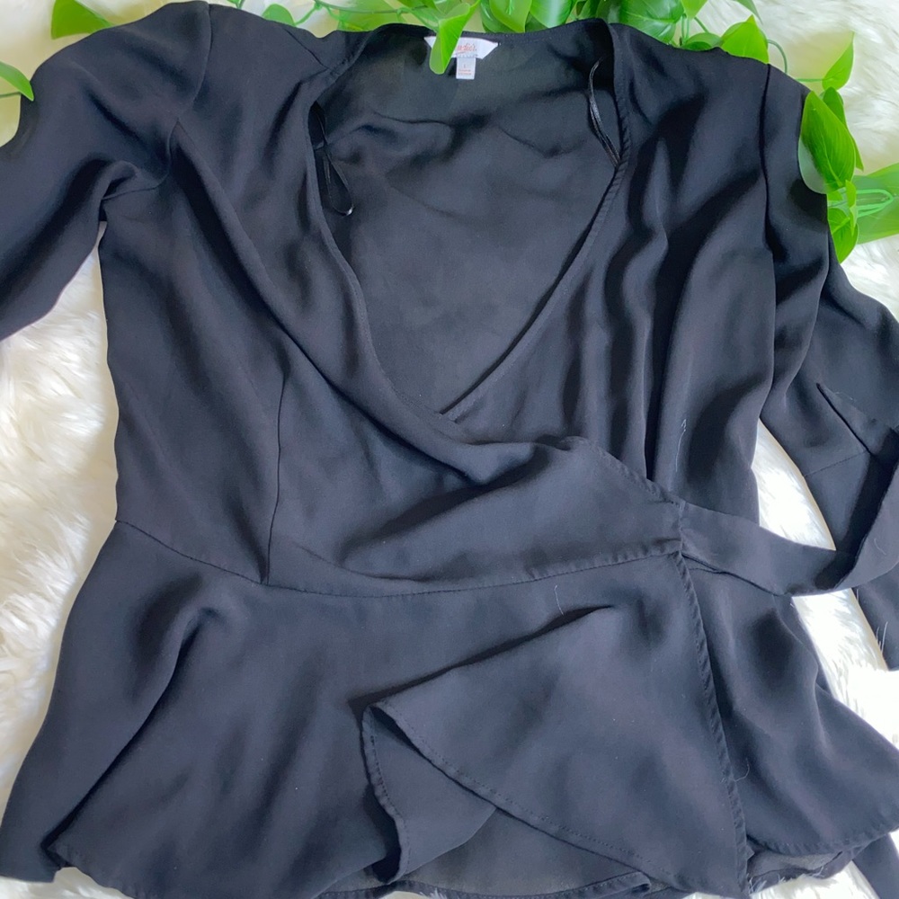 Cross over blouse